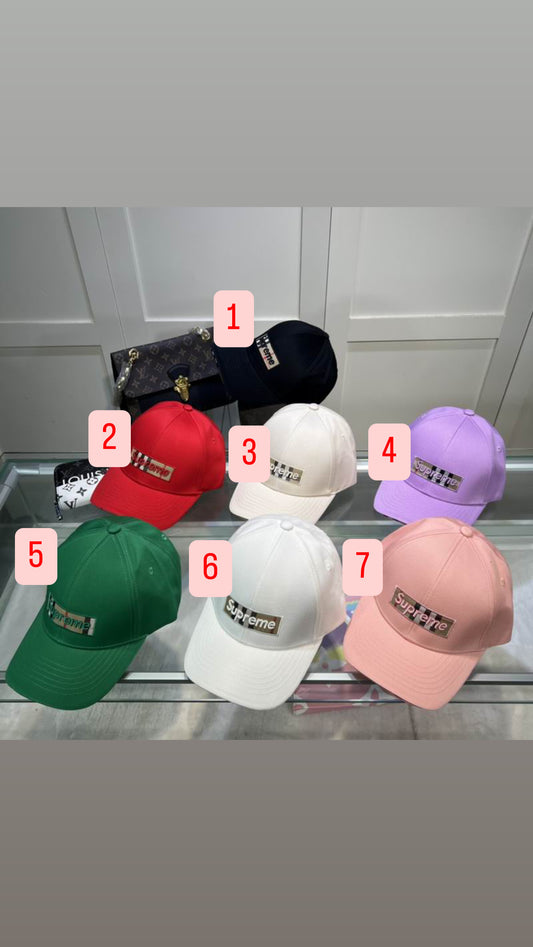 Gorras Supreme