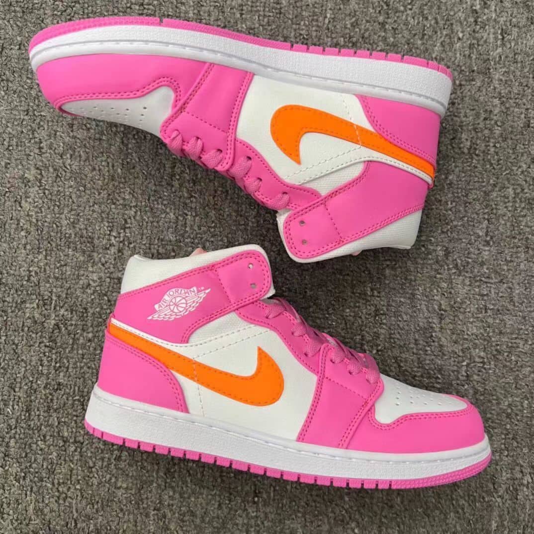 Air Jordan 1 Mid Pinksicle Orange