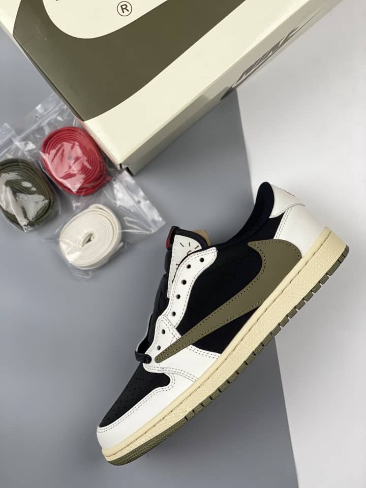 Jordan 1 Retro Low OG SP Travis Scott Olive