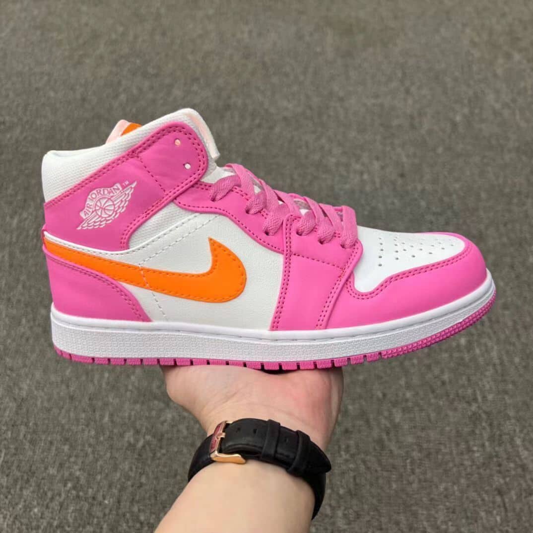 Air Jordan 1 Mid Pinksicle Orange